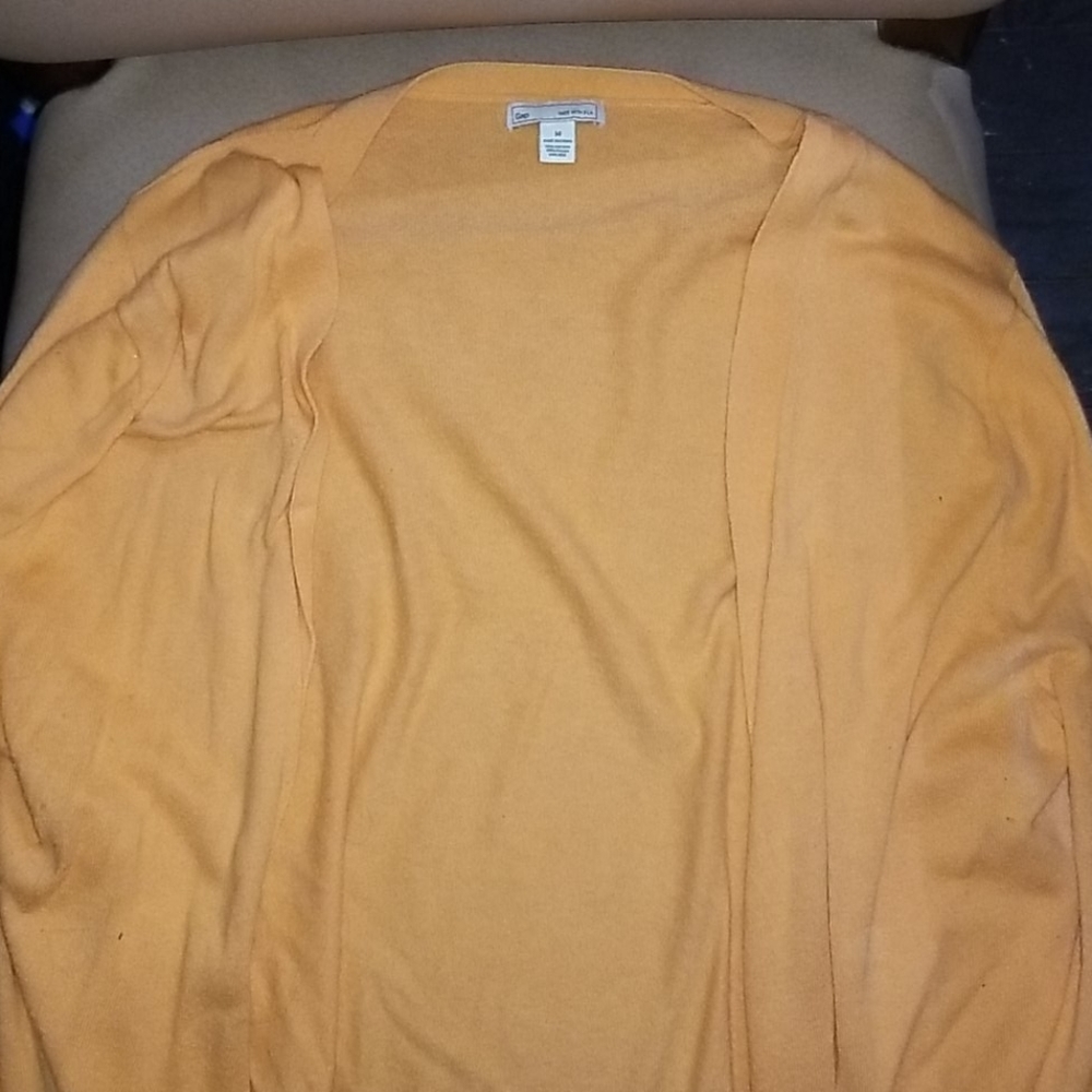 Orange cardigan